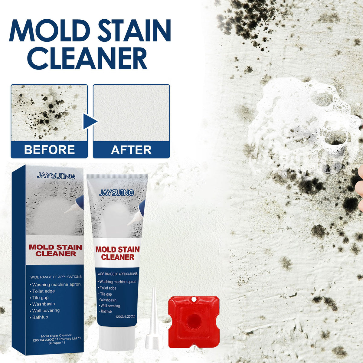 Mold & Mildew Remover Gel — Bathroom, Kitchen & Laundry